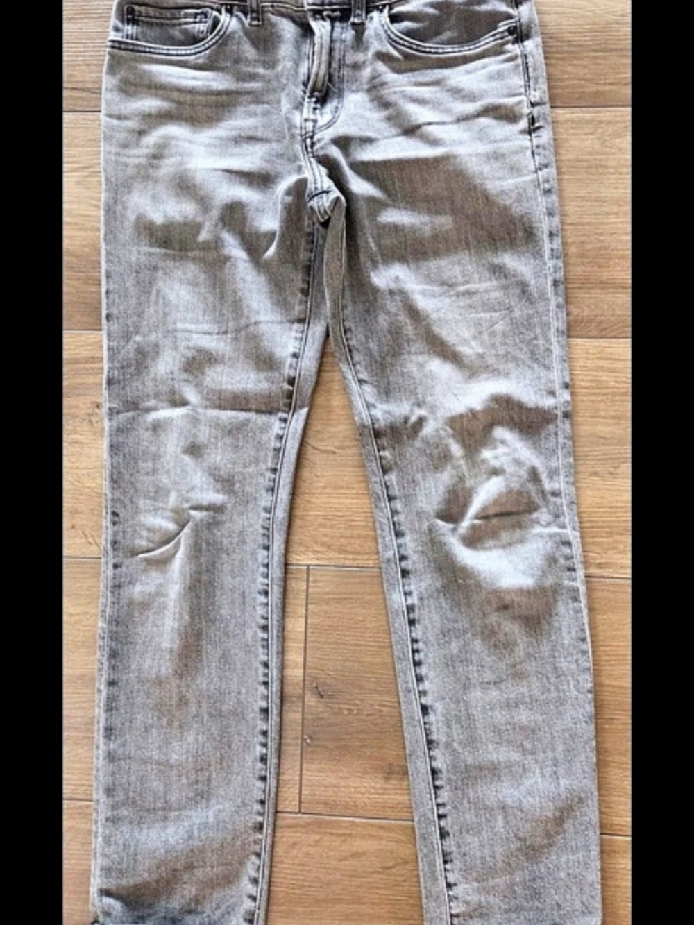 Outerknown S.E.A. Jeans – Men’s Faded Black / Charcoal Gray Denim